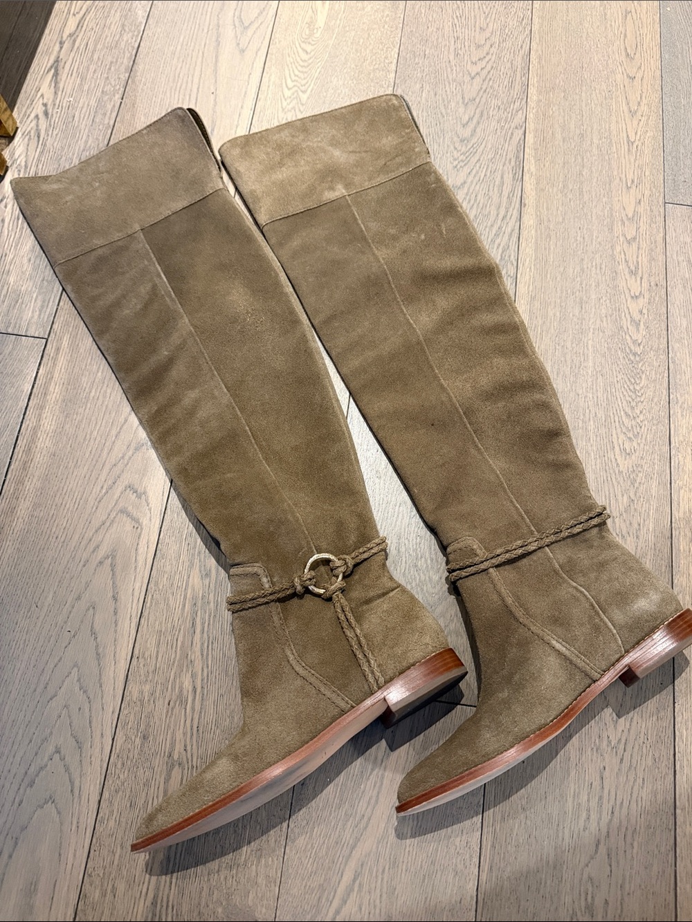Ulla Johnson over the knee suede boots